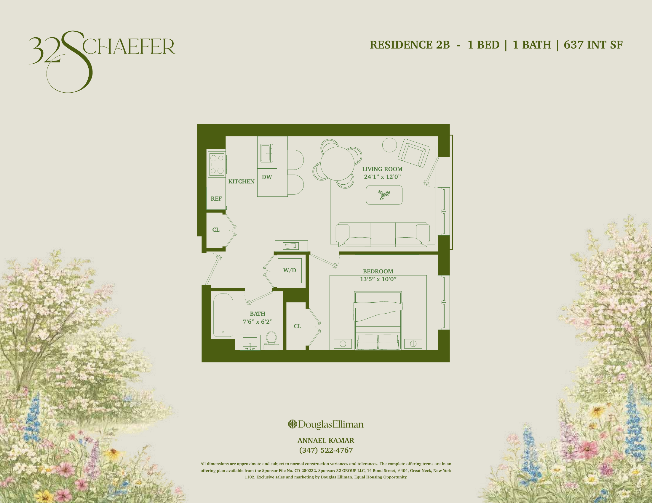 Residence 2B floor plan