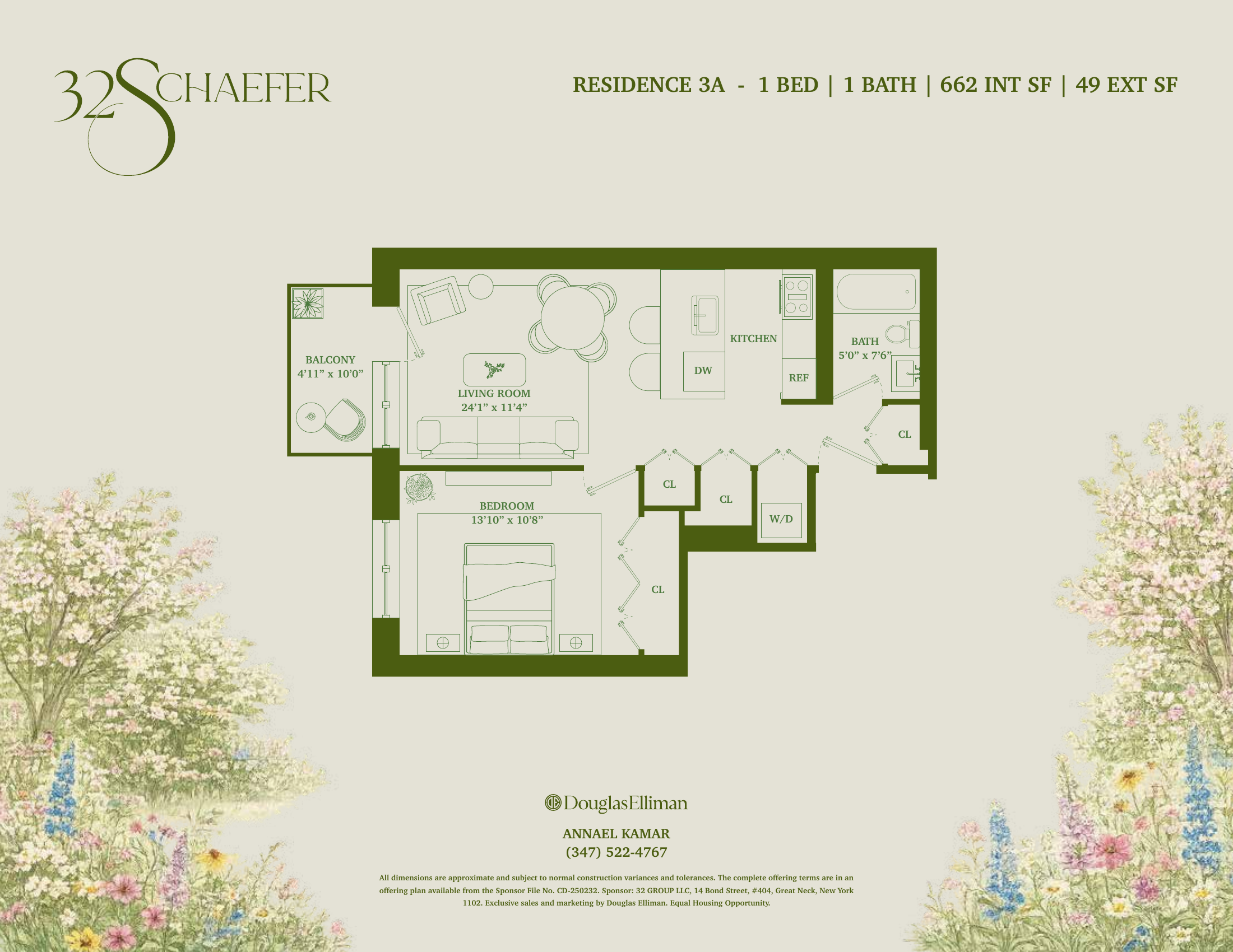 Residence 3A floor plan
