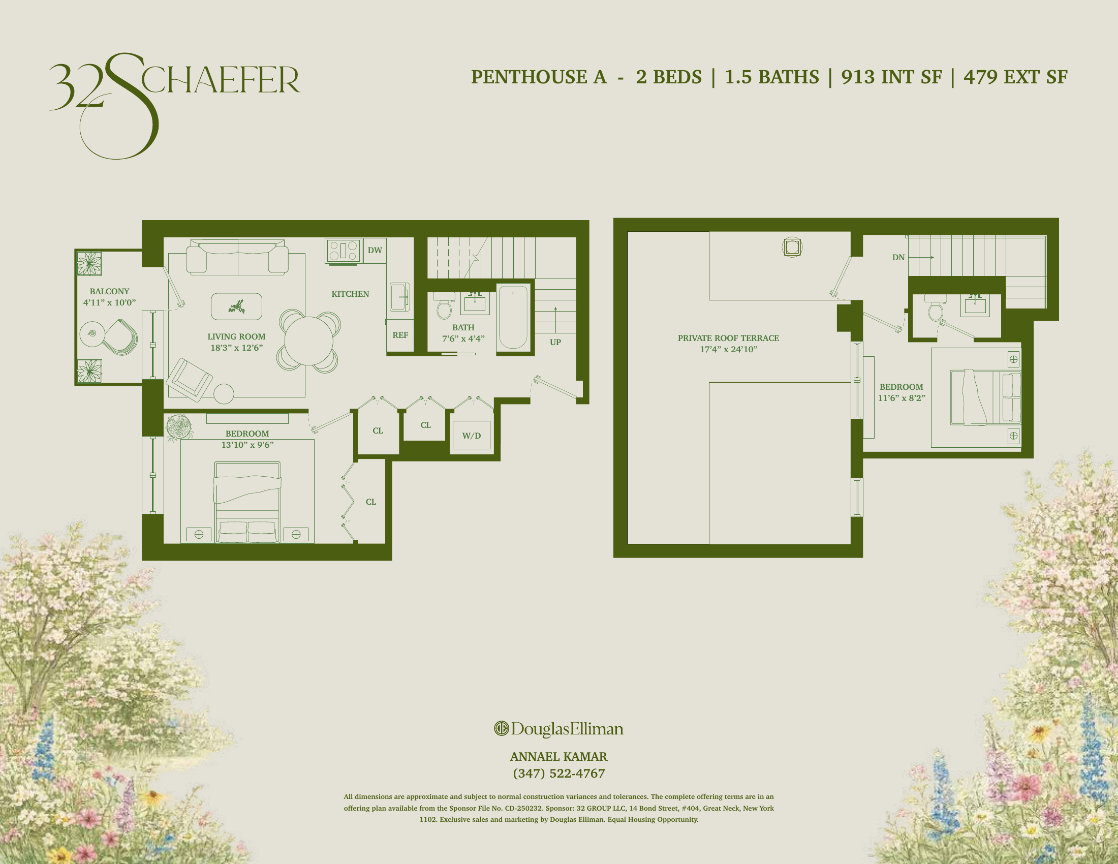 Penthouse A floor plan
